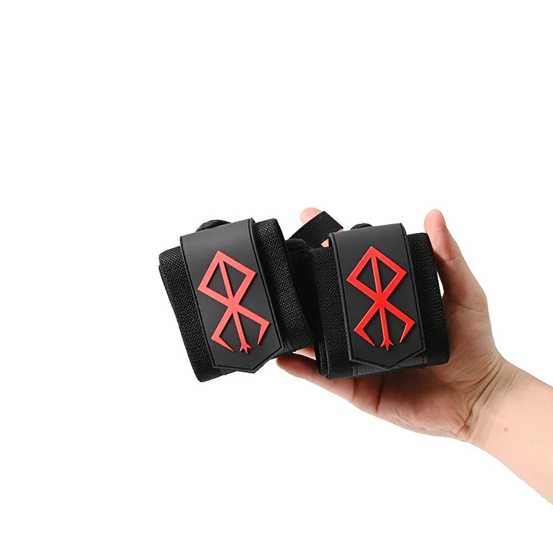 Gym Anime Sports Weight Lifting Wrist Wraps Wristband Support For Gym Heavy Duty Training, Fitness Deadlift, Powerlifting - GabyFit Goods