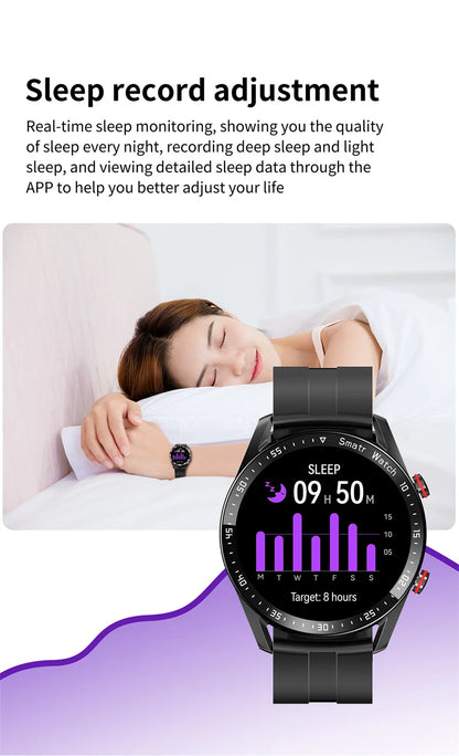 ECG+PPG Bluetooth Call Smart Watch Men Laser Health Blood Pressure Fitnes Sports Watches Man Sports Waterproof Smartwatch+Box - GabyFit Goods
