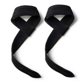 1Pair 4mm Cowhide Weight lifting Wrist Straps Fitness Bodybuilding Training Gym lifting straps NonSlip Gym Grip Deadlift Pull-up