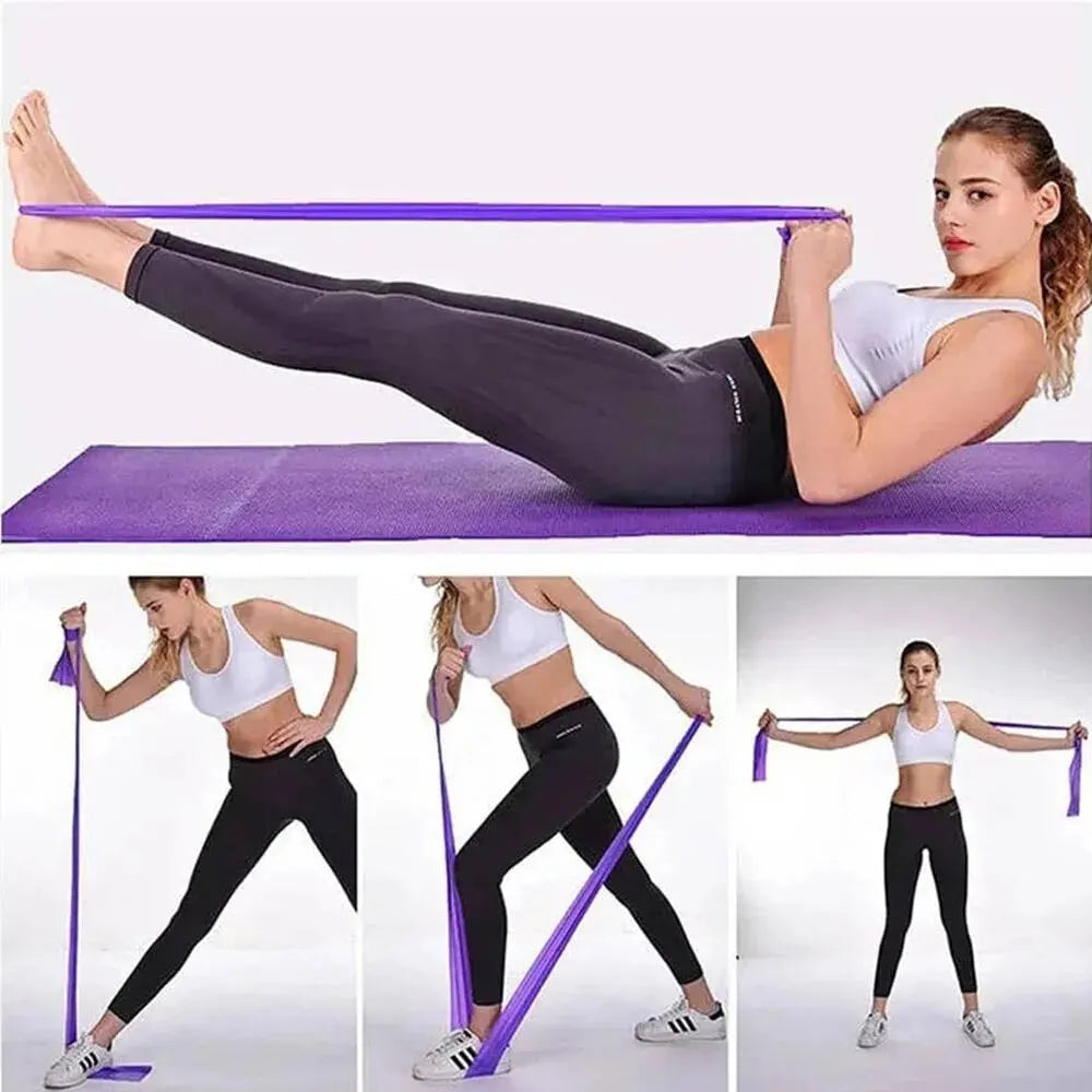 Resistance Bands for Working Out Exercise Bands Physical Therapy Outdoor Fitness Training Pilates Home Gym Stretch Elastic Band - GabyFit Goods