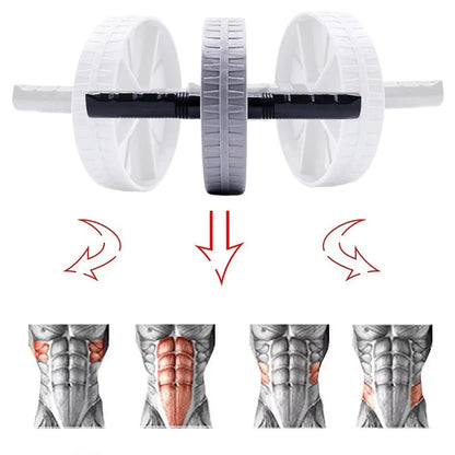 Fitness Roller Home Fitness Roller Silent Fitness Core Fitness Training Equipment Muscle Strengthening Strength Tools Sport N7T5 - GabyFit Goods