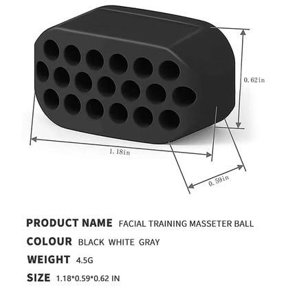 Jaw Exerciser for Men Women Facial Jaw Exerciser Gym Fitness Ball Muscle Training Neck Face Slimming Mouth Jawliner - GabyFit Goods