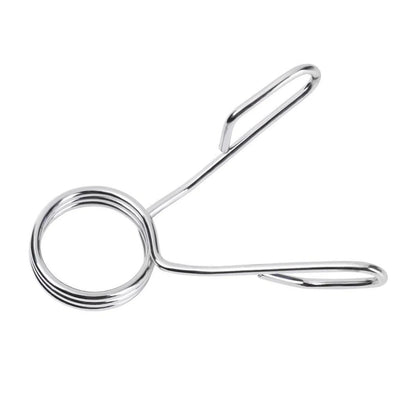 Barbell Spring Collars 50mm Gym Barbell Weight Spring Collar Lock Clips Dumbbell Gym Heavy Duty Design Weight Lifting Parts - GabyFit Goods