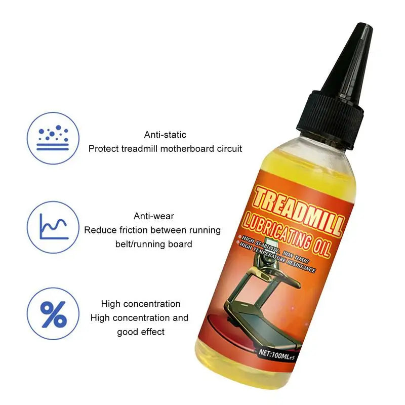 100ml Nonstick Lube Oil For Gym Equipment Anti-Rust Lube Lubricating Accessories For Gym Machine Treadmill Belt Lubricant