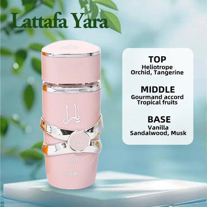 Lattafa Asad Bourbon Original Arab Perfumes Lattafa Yara Perfume Women Eau De Parfum High Quality Arabian Perfume For Women Men - GabyFit Goods