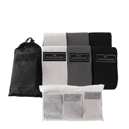 Squat glute workout Non-slip trainer thick band Fabric Resistance Elastic Booty Bands Stretch Fitness Strips Loops Yoga Equipmet - GabyFit Goods