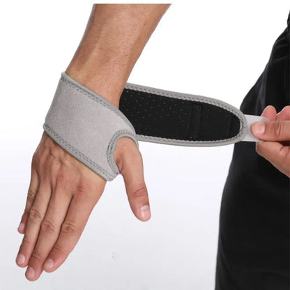 Wrist Guard Band Brace Support Carpal Tunnel Sprains Strain Gym Strap Sports Pain Relief Wrap Bandage Protective Gear Gym - GabyFit Goods