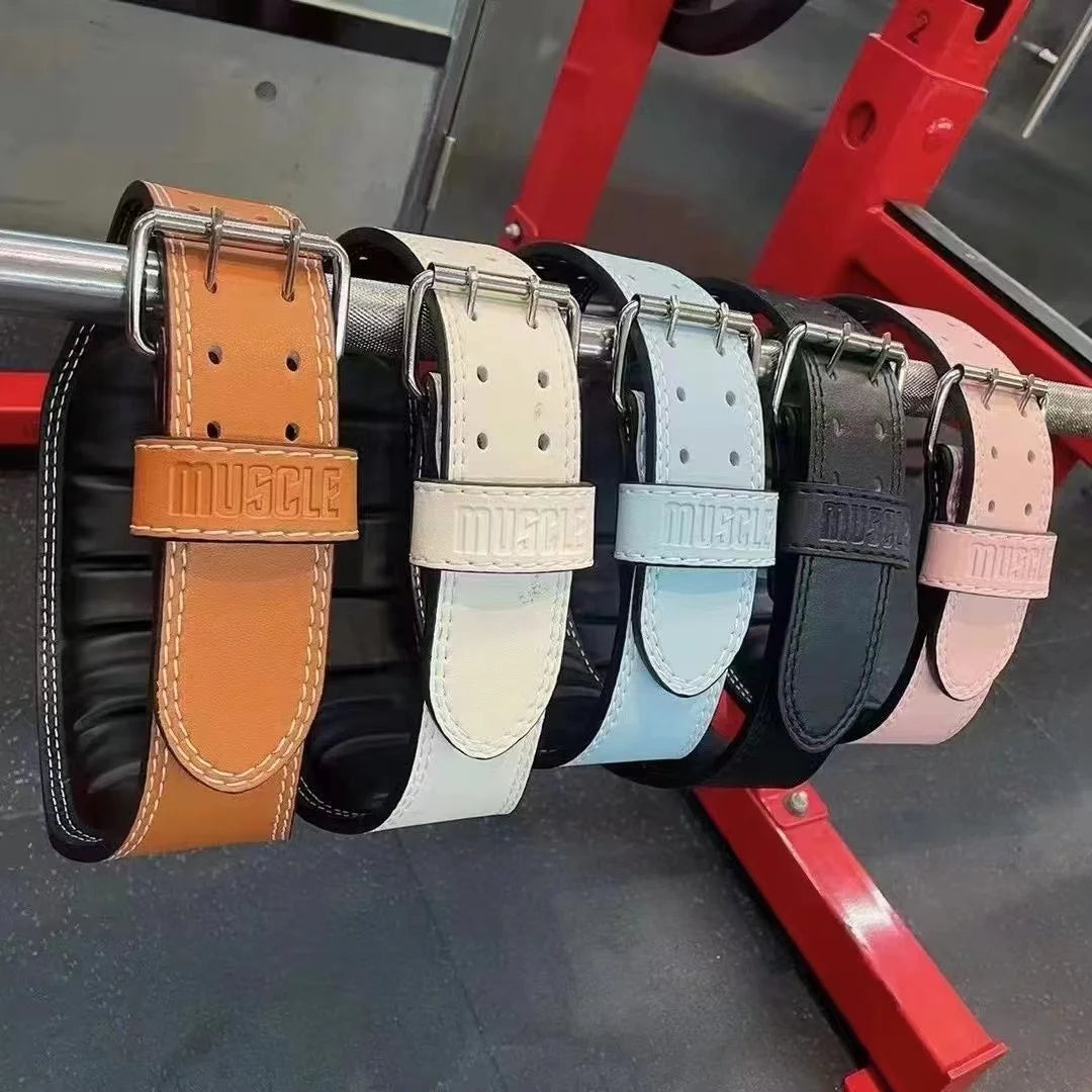 Professional Gym Weightlifting Belt Bodybuilding Fitness Belt Barbell Powerlifting Training Waist Protector Gym Belt For Fitness - GabyFit Goods