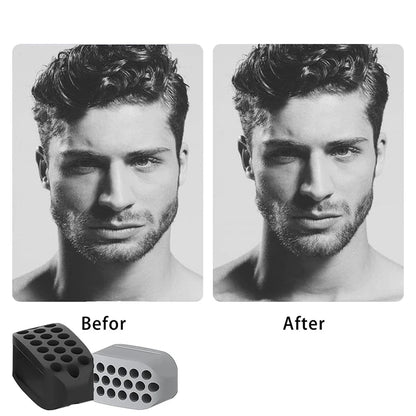Silicone Jaw Exerciser Facial Toner & Jawline Fitness Ball Neck Toning Equipment Facial Beauty Tool Double Chin Exerciser - GabyFit Goods