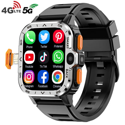 Valdus PGD Android Smart Watch Men GPS 16G/64G ROM Storage HD Dual Camera NFC 2G 4G SIM Card WIFI Wireless Fast Internet Access - GabyFit Goods