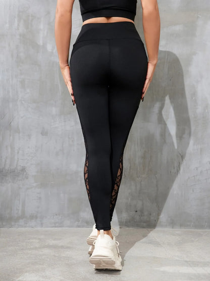 A pair of fitness pants with a peach-shaped buttocks, yoga pants, slim-fitting, leg-slimming, running mesh stitching pants, suit