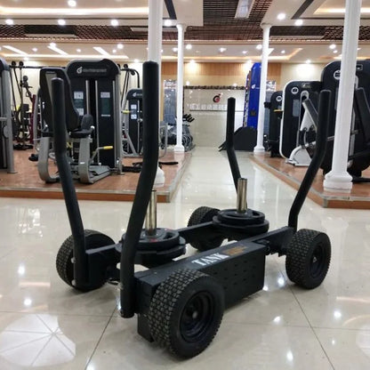 Fitness Equipment Tank Sled with Wheels Weighted Sled