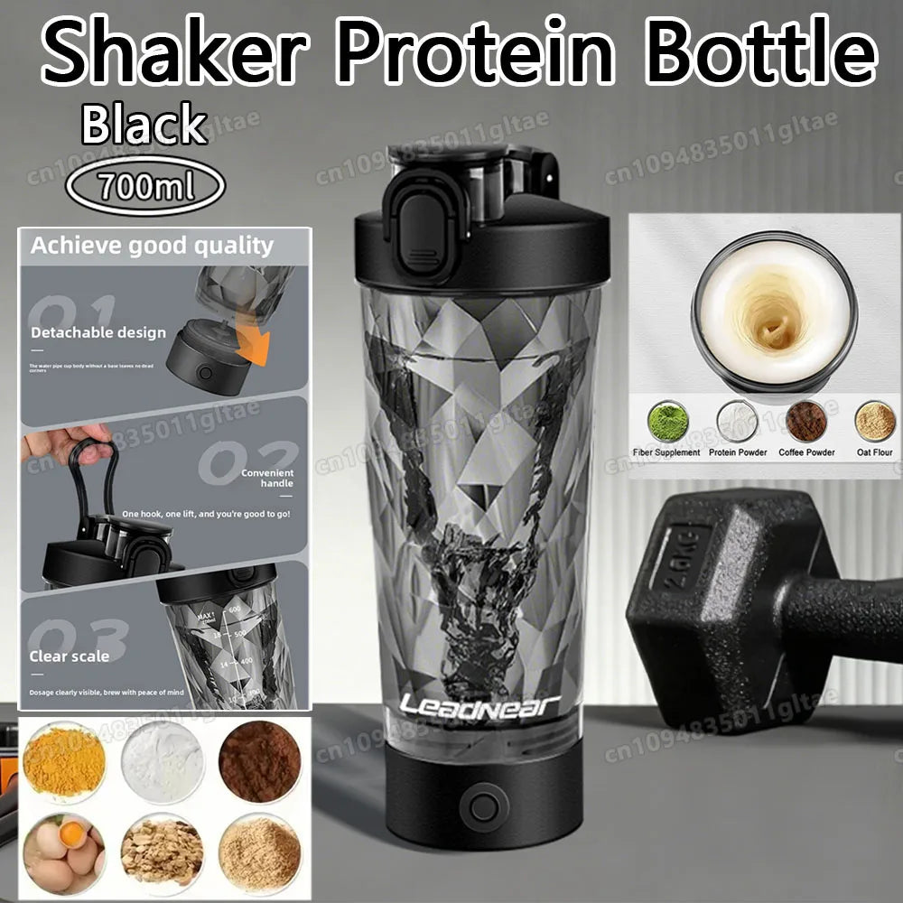 Automatic Protein Shaker Bottle with USB charging 