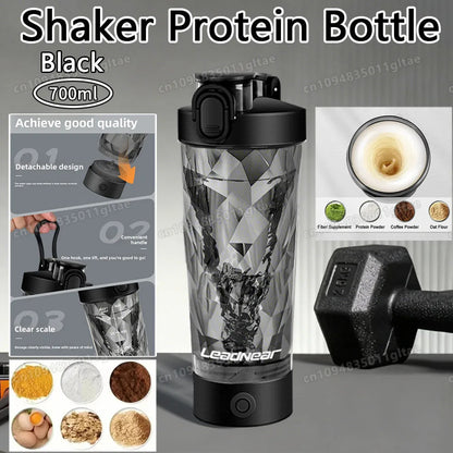 Automatic Protein Shaker Bottle with USB charging 