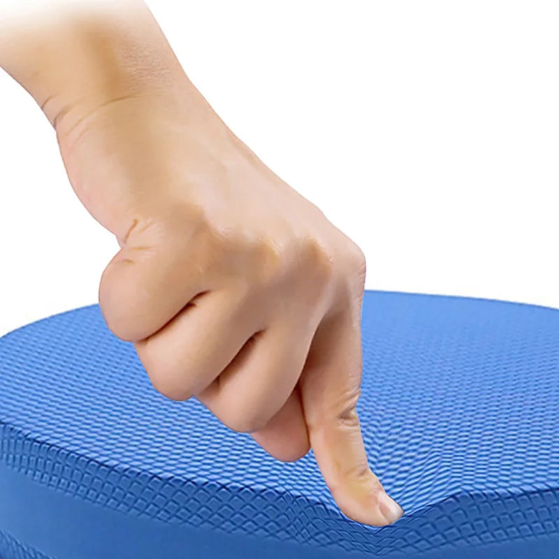 TPE Balance Pad Yoga Cushion Foam Board Soft Balance Bricks Gym Fitness Exercise Mat Gym Oval Non Slid Accessories Exercise - GabyFit Goods