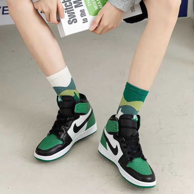4 Pairs Of Fashionable And Soft AB Socks, Comfortable And Breathable Men's And Women's Socks, Suitable For Running And Fitness - GabyFit Goods