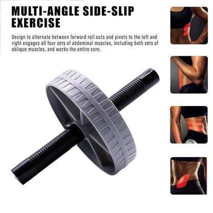 Fitness Roller Home Fitness Roller Silent Fitness Core Fitness Training Equipment Muscle Strengthening Strength Tools Sport N7T5 - GabyFit Goods