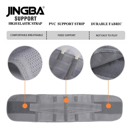 JINGBA SUPPORT Fitness Waist Back Support Belts Sweat Belt Trainer Trimmer Musculation Abdominale Sports Lumbar joint Protector - GabyFit Goods