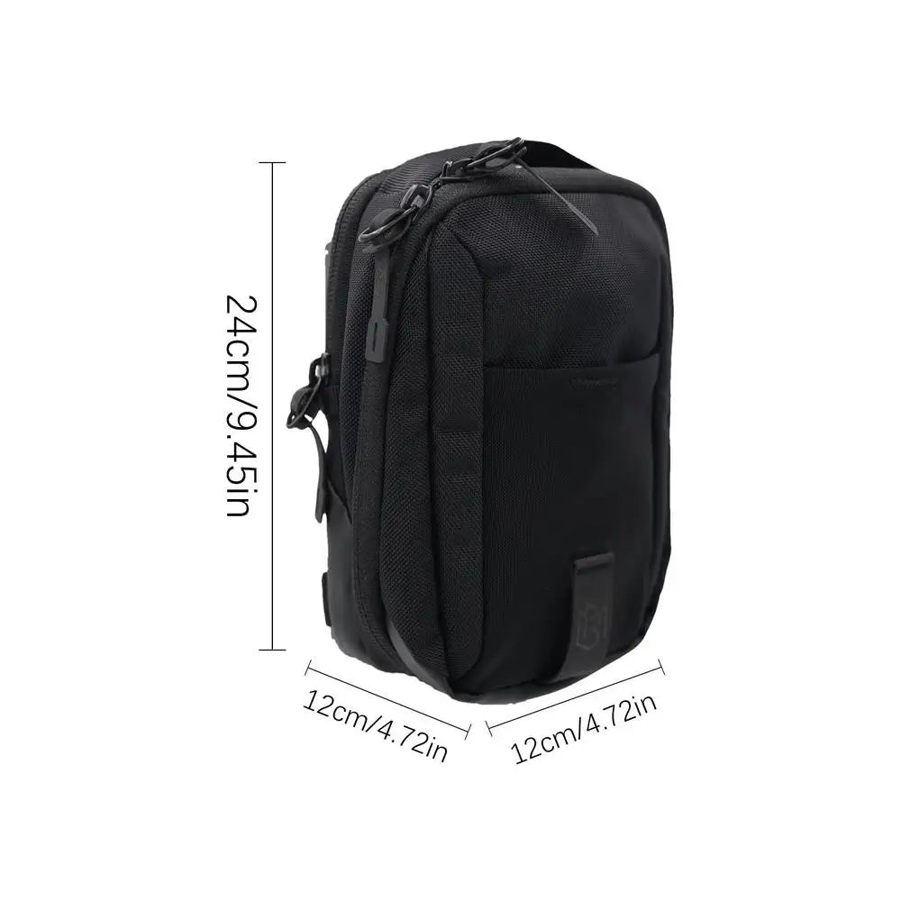 Magnetic GYM Phone Sling Bag for Men Women GYM Floor Organizer Sport Chest Crossbody Handle Pouch for Cards, Wallet, and Keys - GabyFit Goods