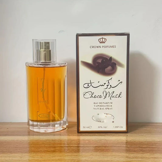 50ml Al-Rehab Choco Musk Eau de Parfum Spray for Women Arabian Dubai Perfume Cologne Fragrance Luxury Crown Perfumes 2025