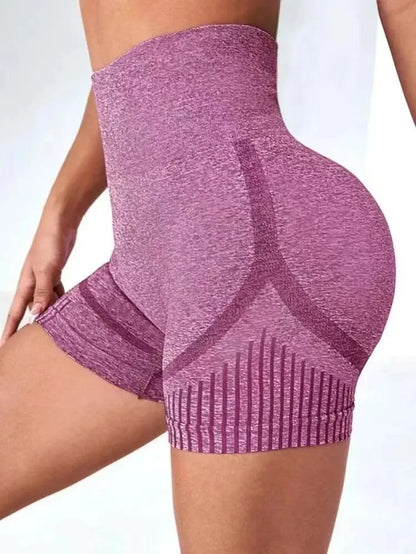 Women Yoga Shorts High Waist Workout Shorts Fitness Yoga Lift Butt Fitness Ladies Yoga Gym Running Short Pants Sportswear - GabyFit Goods
