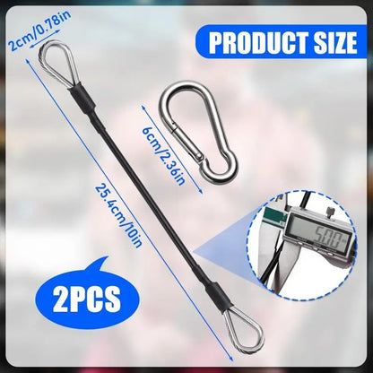 Gym Cable Extension For Home Gym Accessories For Tricep Pull Down And Leg Extensions Machine Fitness Rally Rope 1/2pcs - GabyFit Goods