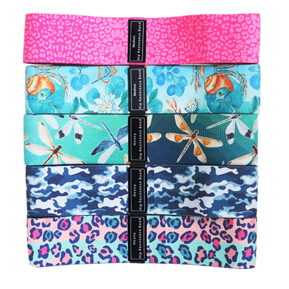 Squat glute workout Non-slip trainer thick band Fabric Resistance Elastic Booty Bands Stretch Fitness Strips Loops Yoga Equipmet - GabyFit Goods