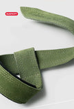 1Pair 4mm Cowhide Weight lifting Wrist Straps Fitness Bodybuilding Training Gym lifting straps NonSlip Gym Grip Deadlift Pull-up