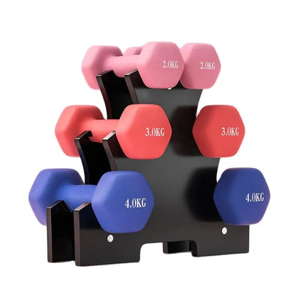 Dumbbell Rack Fitness Fixing Triangle Shaped Stand Storage Bracket Holder Gym Equipment Accessories Gym - GabyFit Goods