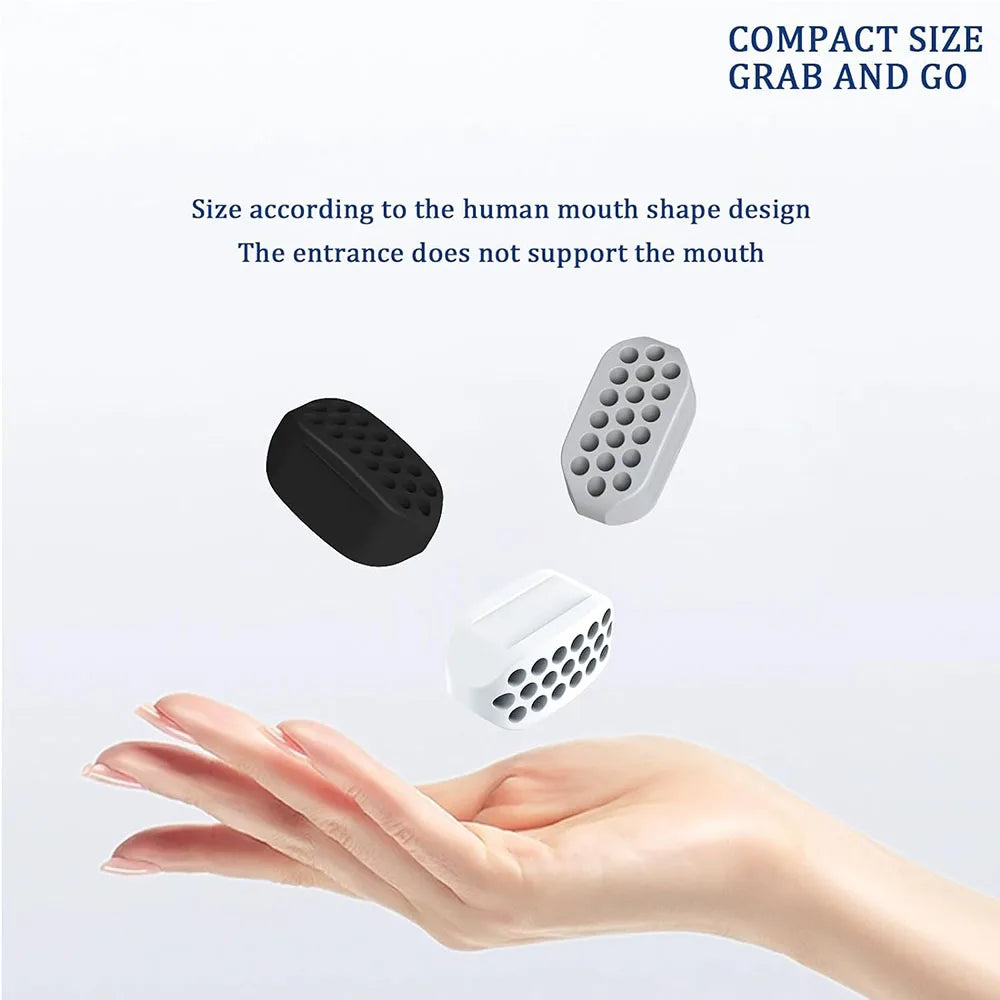 Jaw Exerciser for Men Women Facial Jaw Exerciser Gym Fitness Ball Muscle Training Neck Face Slimming Mouth Jawliner - GabyFit Goods