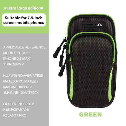 Arm Bag Waterproof sports phone case Money Key Outside Sports Running Fitness Simple Arm Bag with nicegobaby Wrist Bag - GabyFit Goods