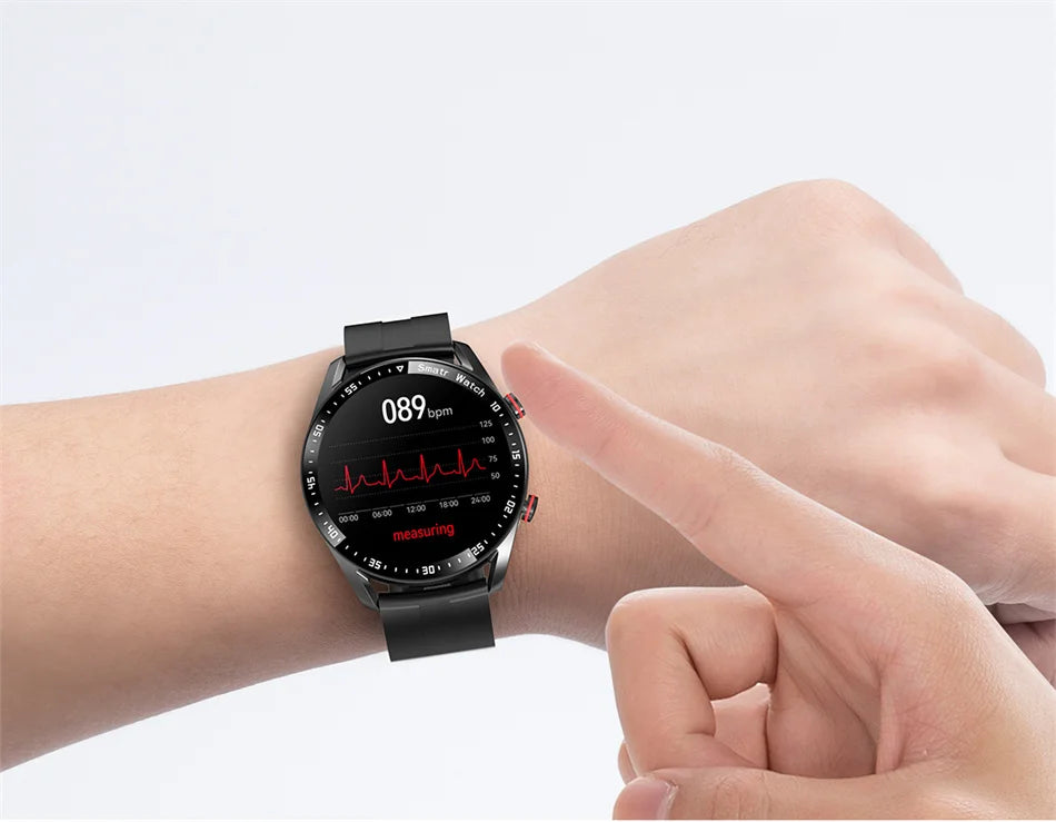 ECG+PPG Bluetooth Call Smart Watch Men Laser Health Blood Pressure Fitnes Sports Watches Man Sports Waterproof Smartwatch+Box - GabyFit Goods