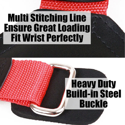 Cowhide Weight Lifting Sports Gloves Wrap Dumbbell Barbell Fitness Gym Gloves Musculation Wrist Strap Powerlifting Gym Equipment - GabyFit Goods