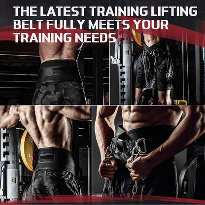 2in1 Quick Locking Dip Belt Weight Lifting Belt Heavy Duty Powerlifting Belt with Chain for Men Women Gym Deadlift Squat Pull Up