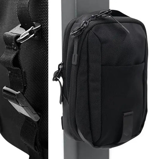 Magnetic GYM Phone Sling Bag for Men Women GYM Floor Organizer Sport Chest Crossbody Handle Pouch for Cards, Wallet, and Keys - GabyFit Goods
