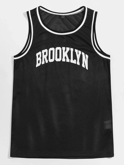 Sports vest basketball player jersey national team support fan training uniform sweat wicking breathable and bodybuilding vest