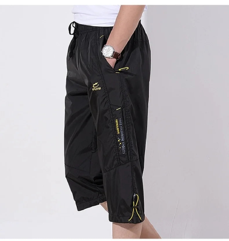 Men Big Size Surf Shorts Plus Beach Shorts Men Swimming Shorts Quick Drying Board Short Sports Pants with Inside Network Lining