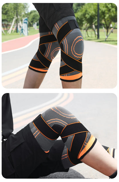 Sports Compression Knee Brace Elastic Support Pads Knee Pads Fitness Equipment Volleyball Basketball Cycling 2023 - GabyFit Goods