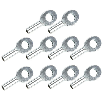 10pcs Gym Pulley Machine Cable Eyelet Terminal Wire Rope Port Joint Stopper Gym Gyms Steel Wire Gym Pulley Machine Cable Eyelet - GabyFit Goods