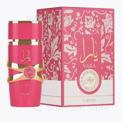 Yara Asad Perfume Hombre Women Musk Vanilla Cologne Men De Mujer Fragrance Sets Candy Lattafa Khamrah Perfumes Originales 100ml - GabyFit Goods