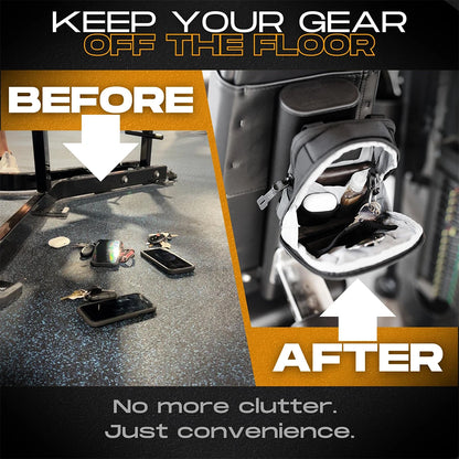 Magnetic Gym Crossbody Bag Sling Chest Bag for Travel Sports Keep Your Items Off the Dirty Gym Floor with Magnetic Attachment - GabyFit Goods