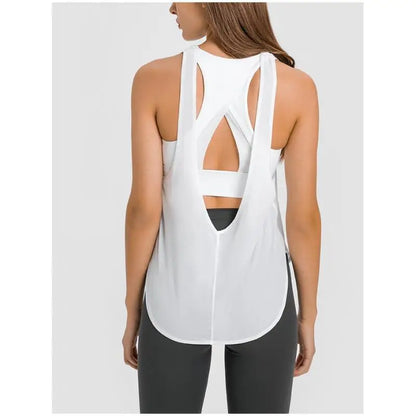 Sports for Fitness Top Shirt Women Yoga Gym Clothing with Bar Vest Beauty Back Tight Running Shirts Gym Workout Pilates Blouse