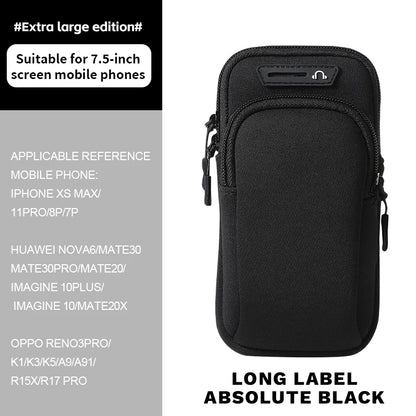 Arm Bag Waterproof sports phone case Money Key Outside Sports Running Fitness Simple Arm Bag with nicegobaby Wrist Bag - GabyFit Goods