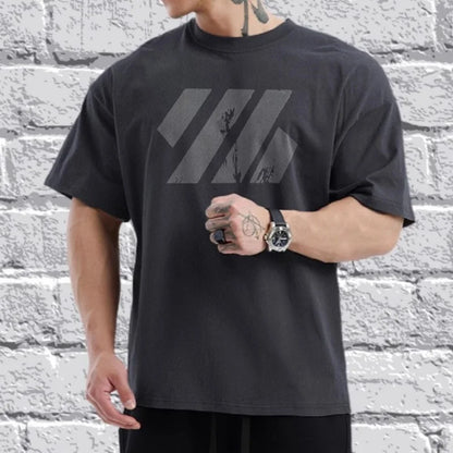 New Sports Short sleeved T-shirt Men Running Loose Summer Round Neck Quick Drying Breathable Fitness Tops Mesh training T-shirt