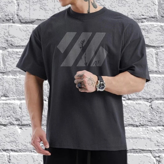 New Sports Short sleeved T-shirt Men Running Loose Summer Round Neck Quick Drying Breathable Fitness Tops Mesh training T-shirt
