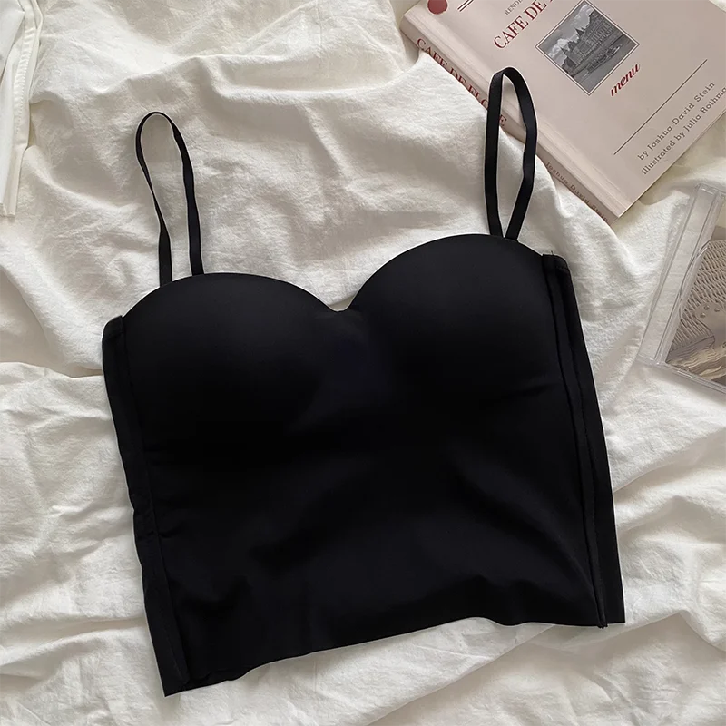 4 Colors Camisole for Women Fitness Crop Tops Summer Elegant Sexy All-match Casual Aesthetic Solid New - GabyFit Goods