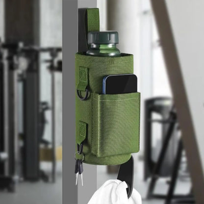 Water Bottle Holder Handbag Gym Water Bottle Carrier Bag for Gym Fitness Easy Attachment to Metal Exercise Equipment - GabyFit Goods