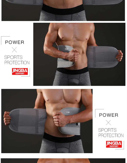 JINGBA SUPPORT Fitness Waist Back Support Belts Sweat Belt Trainer Trimmer Musculation Abdominale Sports Lumbar joint Protector - GabyFit Goods