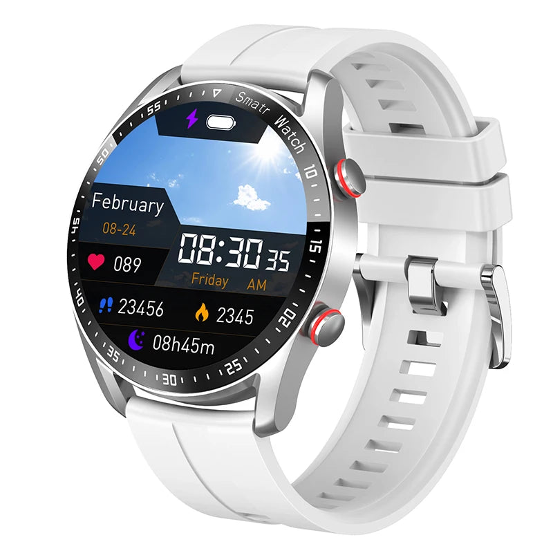 ECG+PPG Bluetooth Call Smart Watch Men Laser Health Blood Pressure Fitnes Sports Watches Man Sports Waterproof Smartwatch+Box - GabyFit Goods