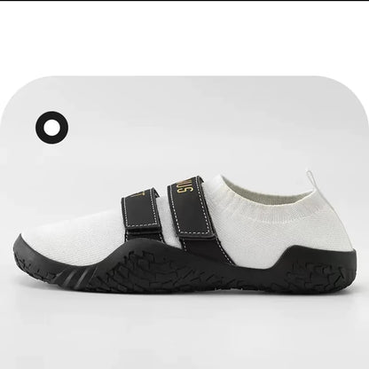 New Large Size Unisex Gym Lightweight Sports Hard Pull Squat Training Shoes Pro Hook & Loop Weightlifting Shoes 35-46#